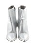 Open Edit White Silver Ankle Boots Size 7 - photo 2