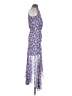 Veronica Beard 100% Silk Floral Purple Cocktail Dress Size 0 - photo 4