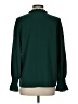Unbranded 100% Polyester Green Long Sleeve Blouse Size S - photo 2