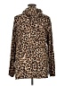 Zenana Animal Print Brown Pullover Sweater Size 1X - photo 2