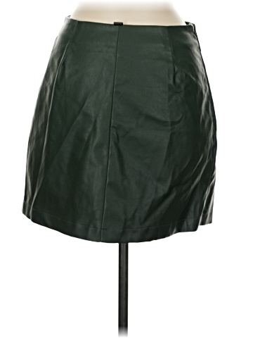Alya Faux Leather Skirt (view 2)
