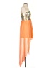 Sequin Hearts 100% Polyester Orange Cocktail Dress Size 5 - photo 4
