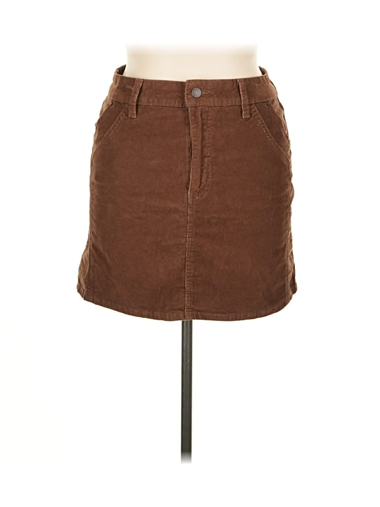 Pre-owned Time And Tru Casual Skirt In Brown