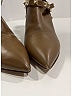 Valentino Garavani Brown Tan Leather Rockstud Booties Size EU 35 - photo 3