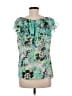 Madison Green Short Sleeve Blouse Size L - photo 2