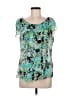 Madison Green Short Sleeve Blouse Size L - photo 1