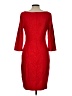 Express Solid Red Cocktail Dress Size L (estimated) - photo 2