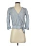 Madewell 100% Cotton Blue 3/4 Sleeve Blouse Size XXS - photo 1