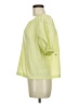DKNY 100% Polyester Green Short Sleeve Blouse Size M - photo 5