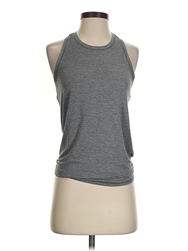 Pre-owned Gap Fit Active Tank Top In Gray