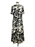 Chico's Print Ivory Casual Dress Size Med (1) - photo 2