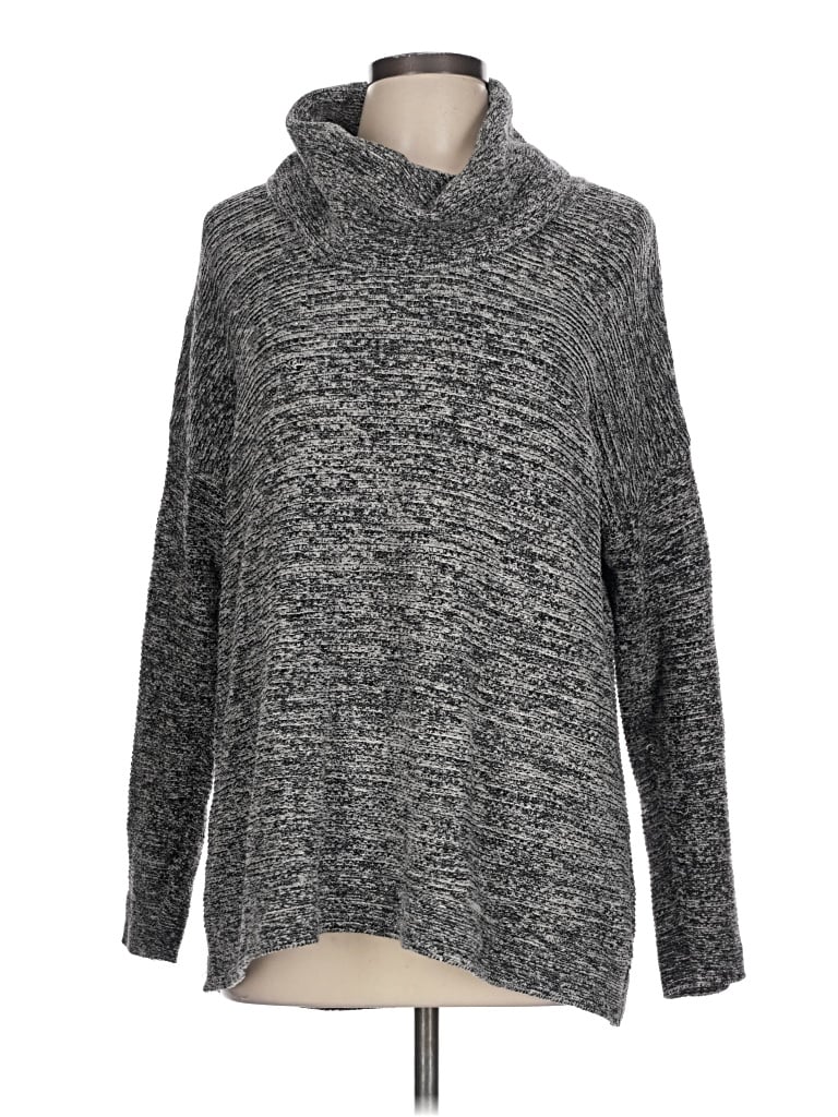 Pre-owned Purejill Turtleneck Sweater In Gray