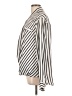 Elia Cher 100% Polyester Stripes Ivory Long Sleeve Blouse Size 12 - photo 5