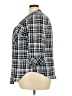 Torrid 100% Polyester Plaid Black 3/4 Sleeve Blouse Size 2X Plus (2) - photo 5