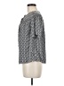 T Tahari 100% Polyester Gray Short Sleeve Blouse Size M - photo 5