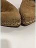 Prada 100% Leather Brown Tan Suede Espadrille Flats Size EU 37 - photo 3