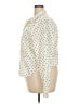 Gap 100% Cotton Polka Dots Ivory Long Sleeve Blouse Size XXL - photo 5