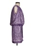 Just Cavalli 100% Polyester Purple Cocktail Dress Size EU (IT) 40 / US 4 - photo 4