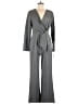 Halston Houndstooth Gray Jumpsuit Size 8 - photo 1