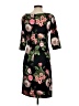 Donna Morgan Floral Black Casual Dress Size 4 - photo 2