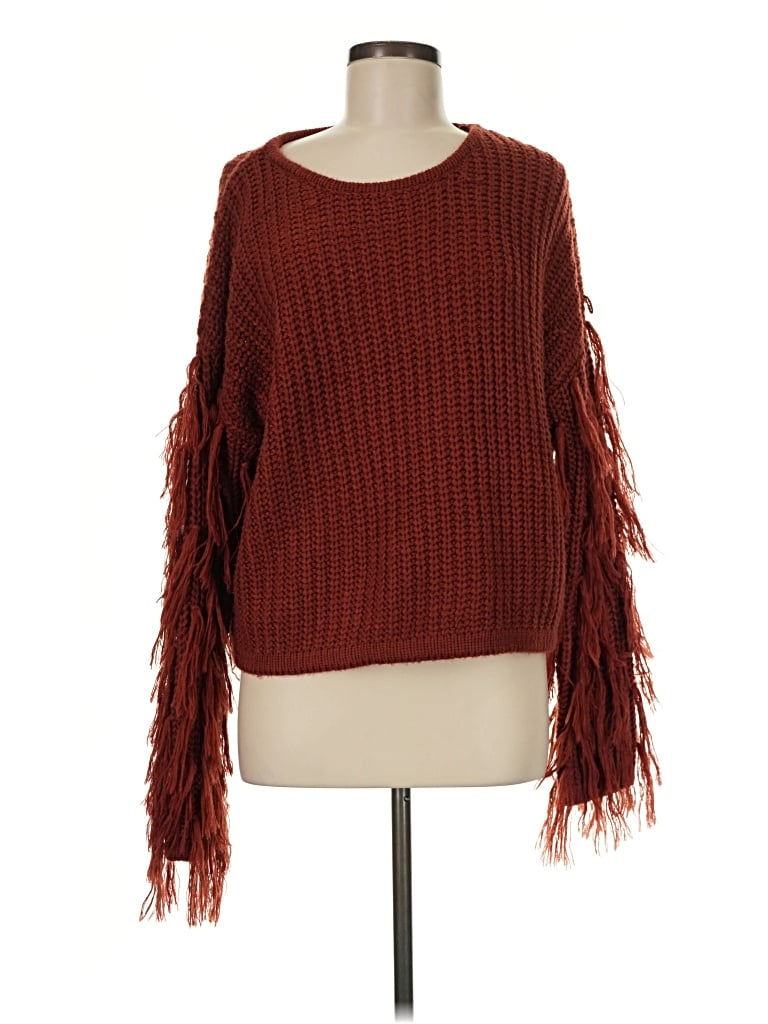 Pre-owned &merci Pullover Sweater In Burgundy