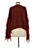 &merci 100% Acrylic Burgundy Pullover Sweater Size M - photo 2