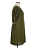 Eres Solid Green Casual Dress Size S - photo 4