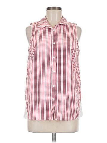 Skies Are Blue Sleeveless Blouse (view 1)