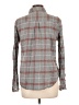 Faherty 100% Cotton Plaid Gray Long Sleeve Button-Down Shirt Size L - photo 2