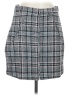 Sugar Lips Plaid Gray Casual Skirt Size M - photo 1