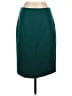 J.Crew 100% Wool Solid Teal Wool Skirt Size 4 - photo 1