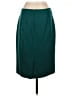 J.Crew 100% Wool Solid Teal Wool Skirt Size 4 - photo 2