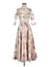 BHLDN 100% Polyester Ivory Cocktail Dress Size 0 - photo 1