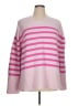 Gap 100% Cotton Stripes Pink Pullover Sweater Size XL (tall) - photo 1
