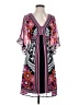 Bisou Bisou 100% Polyester Paisley Pink Casual Dress Size 4 - photo 1