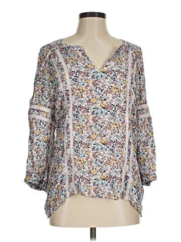 Caslon 3/4 Sleeve Blouse (view 1)