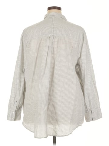 Lane Bryant 3/4 Sleeve Button-Down Shirt (view 2)