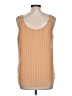 Assorted Brands 100% Polyester Tan Sleeveless Blouse Size L - photo 2