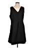 Boden Solid Black Cocktail Dress Size 12 - photo 1