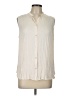 Vince. 100% Polyester Ivory Sleeveless Blouse Size L - photo 1