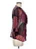 Worthington 100% Polyester Pink 3/4 Sleeve Blouse Size M - photo 4