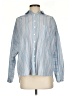 BDG 100% Cotton Stripes Blue Long Sleeve Button-Down Shirt Size XS - photo 1