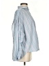 BDG 100% Cotton Stripes Blue Long Sleeve Button-Down Shirt Size XS - photo 4