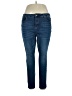 Tahari Solid Blue Jeans Size 16 - photo 1