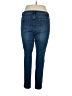 Tahari Solid Blue Jeans Size 16 - photo 2
