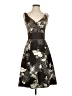 Ann Taylor Graphic Black Cocktail Dress Size 00 - photo 1