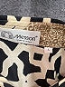 Italo 100% Silk Animal Print Gold Long Sleeve Silk Top Size L - photo 7