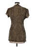 Connected Apparel 100% Polyester Brown Short Sleeve Top Size 8 Petite - photo 2