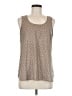 Ann Taylor LOFT 100% Polyester Brown Sleeveless Blouse Size M - photo 1