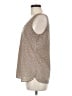 Ann Taylor LOFT 100% Polyester Brown Sleeveless Blouse Size M - photo 5